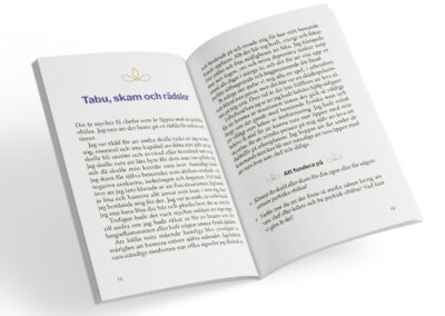Uppslag från boken Chefens dubbelliv, skriven av författaren och föreläsaren Hanna Wiik