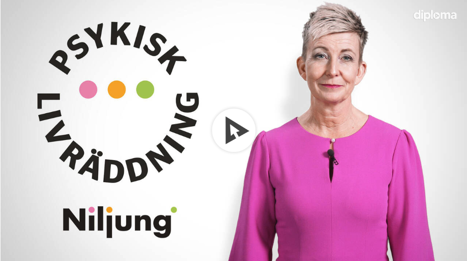 En utbildning i psykisk livräddning med föreläsaren och författaren Marie Niljung